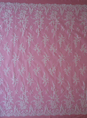 White Corded Lace - Delmira