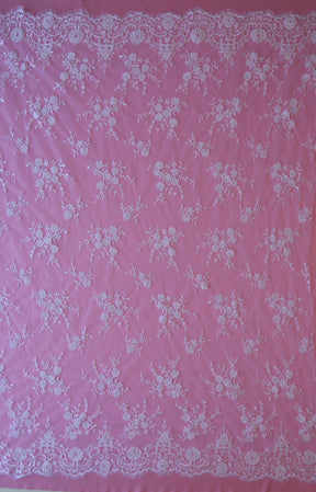 White Corded Lace - Ottilie