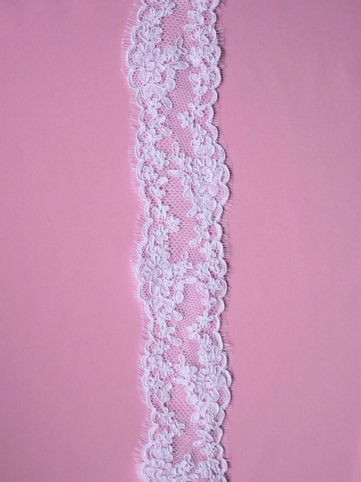 White Corded Lace Trim - Hope