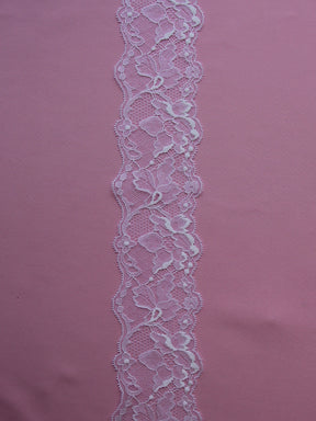 White Leavers Lace Trim - Amanda
