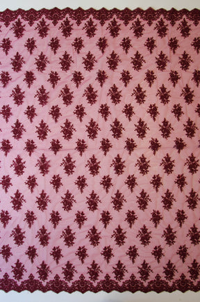 Wine Corded Lace - Janis