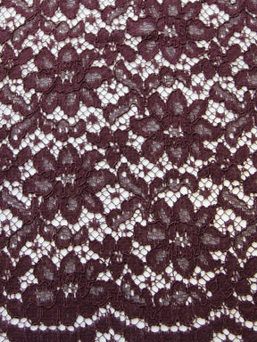 Wine Corded Lace - Shannon