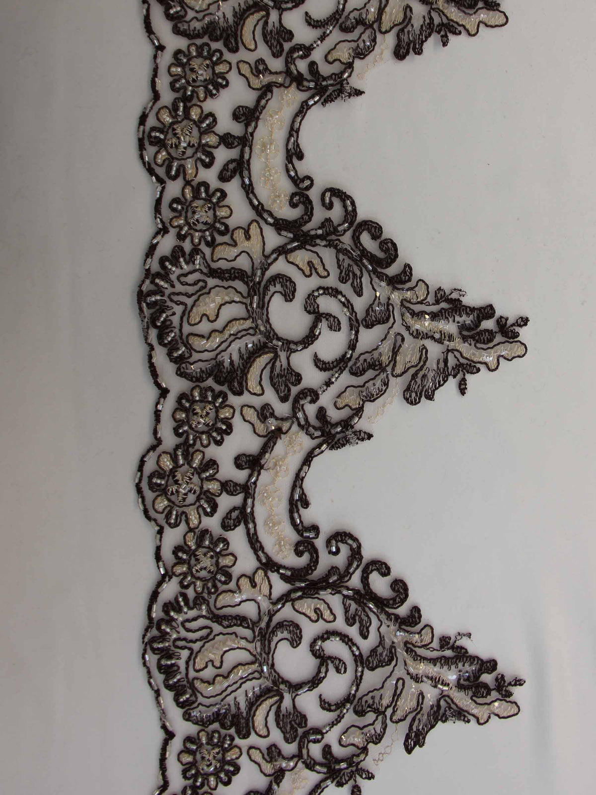 Espresso Brown Lace Trim - Jessica