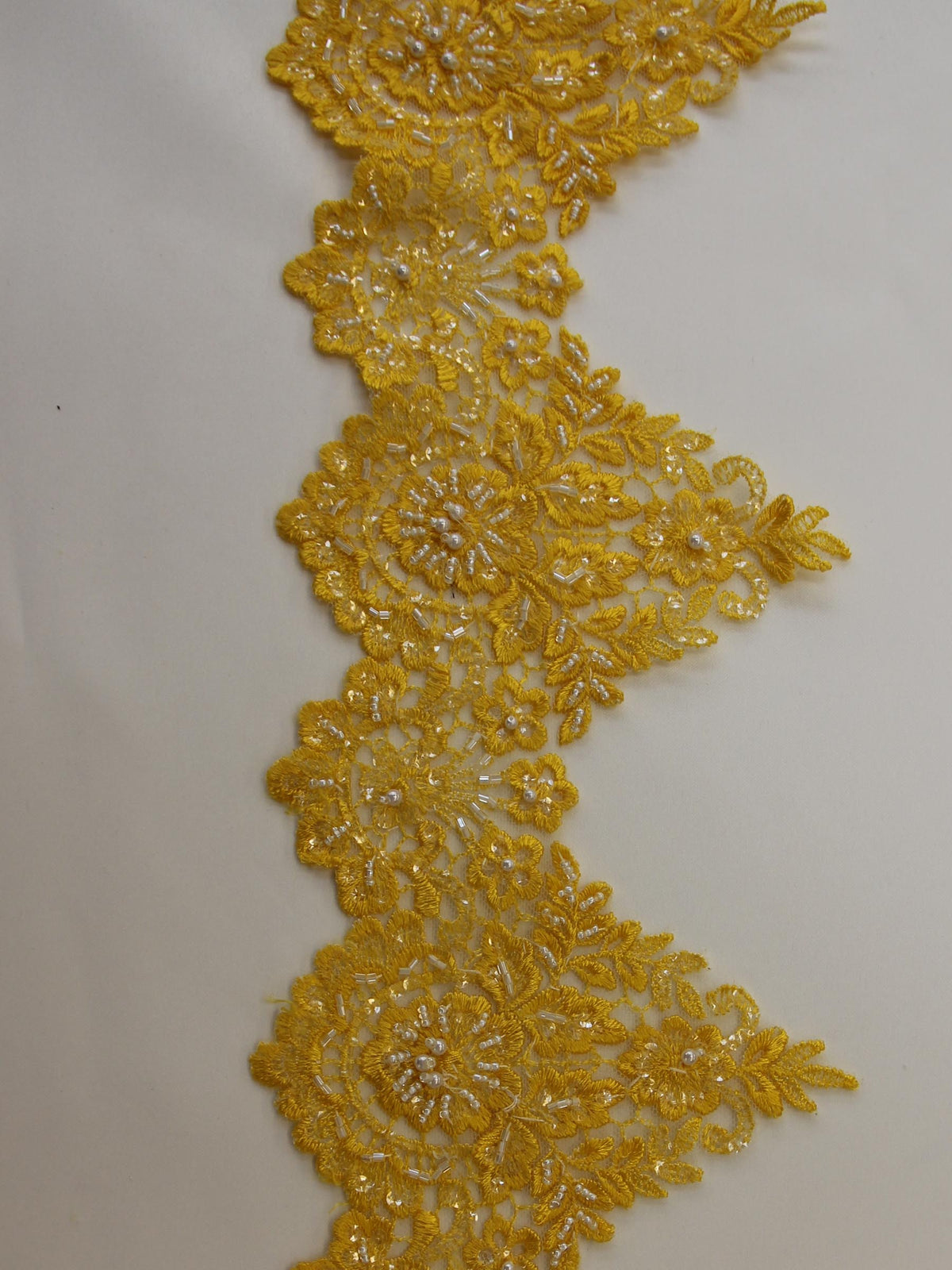 Sunflower Yellow Lace Trim - Hazel
