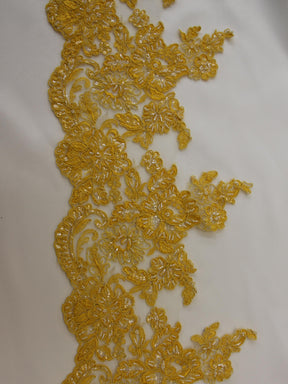 Sunflower Yellow Lace Trim - Victoria